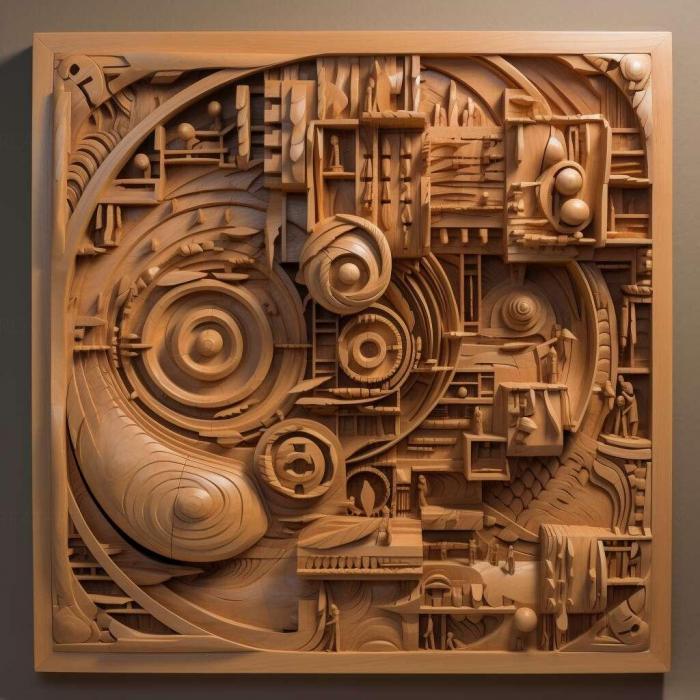 نموذج ثلاثي الأبعاد لآلة CNC 3D Art 